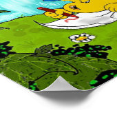 Ferald Drawing by the Waterfall Poster (Hoek)