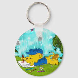 Ferald Drawing by the Waterfall Sleutelhanger