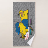 Ferald Drawing with Crayons Bath Towel Badhanddoek (Badhanddoek)
