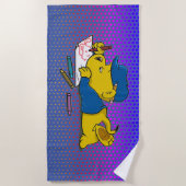 Ferald Drawing with Crayons Beach Towel Strandlaken (Voorkant)