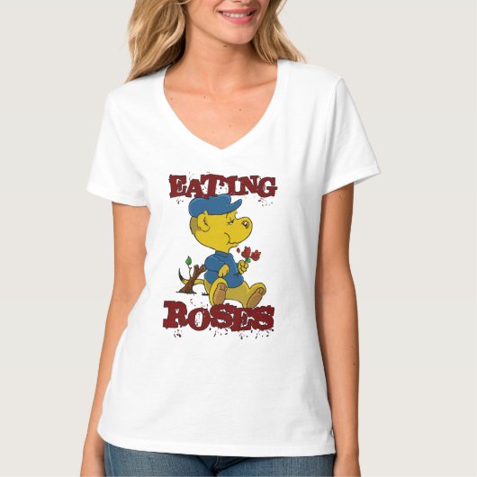 Ferald Eating Rozen T-shirt (Voorkant)