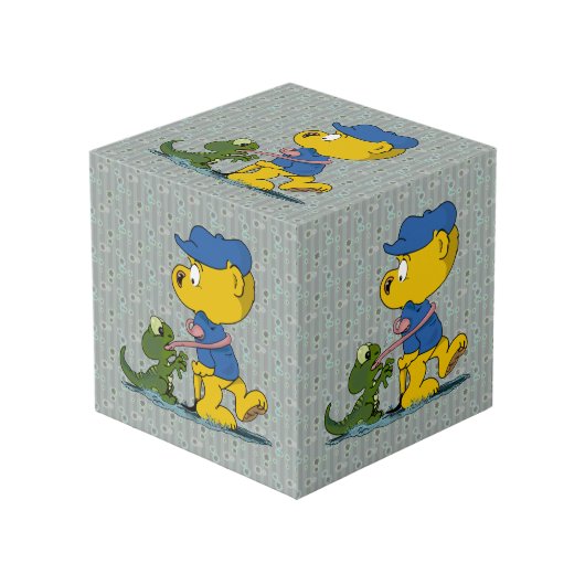 Ferald en de Baby Lizard Cube Kubus (Voorkant hoekig)
