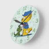 Ferald en de Baby Lizard Ronde Klok (Hoek)