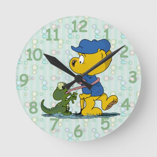Ferald en de Baby Lizard Ronde Klok (Voorkant)
