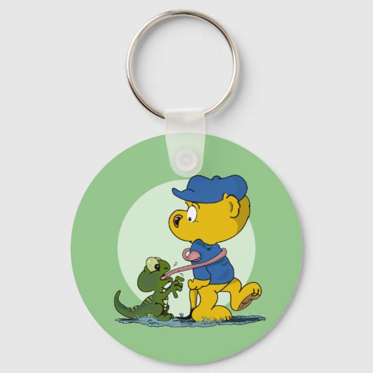 Ferald en de Baby Lizard Sleutelhanger (Voorkant)