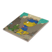 Ferald en de Baby Lizard Tegeltje (Zijkant)