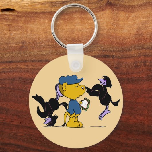 Ferald en de Pesky Crows Sleutelhanger (Voorkant)