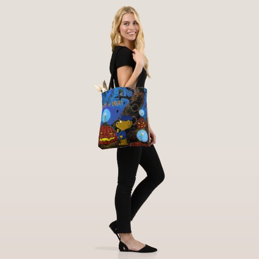 Ferald en de rotte pompoenen | CANVAS TAS (Op model)