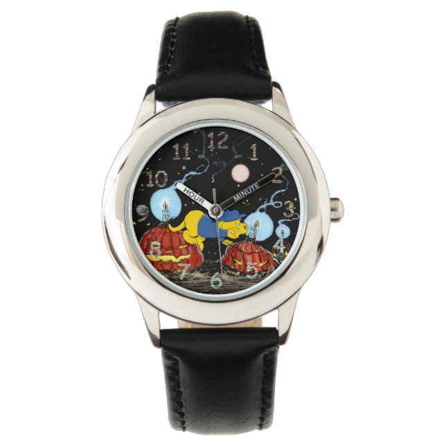 Ferald en de Rotten pomkins Horloge (Voorkant)