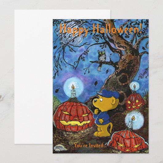 Ferald en de Rotten pomkins Kaart (Voorkant / Achterkant)