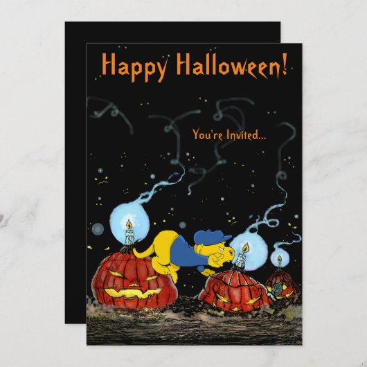 Ferald en de Rotten pomkins Kaart (Voorkant / Achterkant)