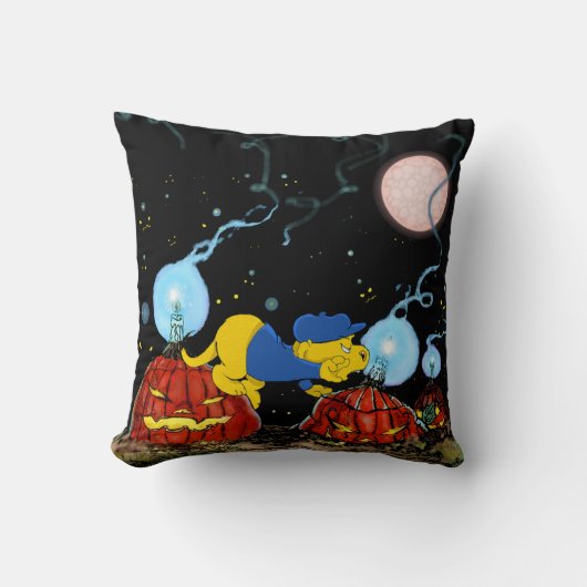 Ferald en de Rotten pomkins | Kussen (Voorkant)