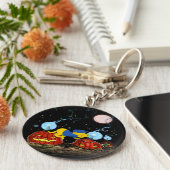 Ferald en de Rotten Pumpkins Sleutelhanger (Zijkant)