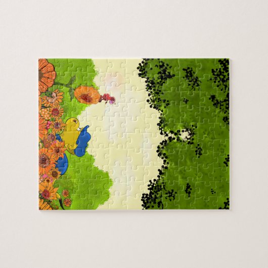 Ferald en Mizz Ladybug Jigzaag Puzzle Legpuzzel (Horizontaal)