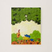 Ferald en Mizz Ladybug Jigzaag Puzzle Legpuzzel (Verticaal)