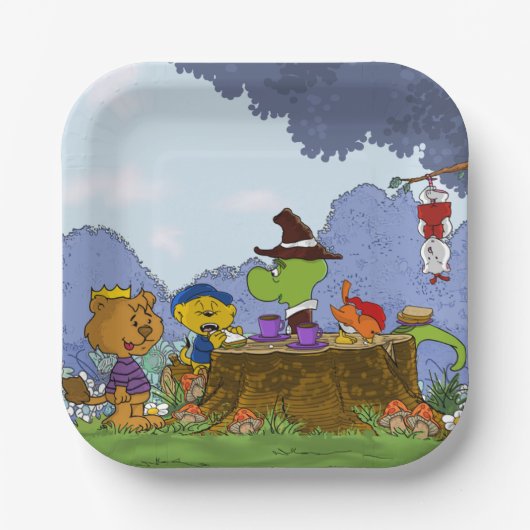 Ferald en Pals Papieren Bordje (Voorkant)