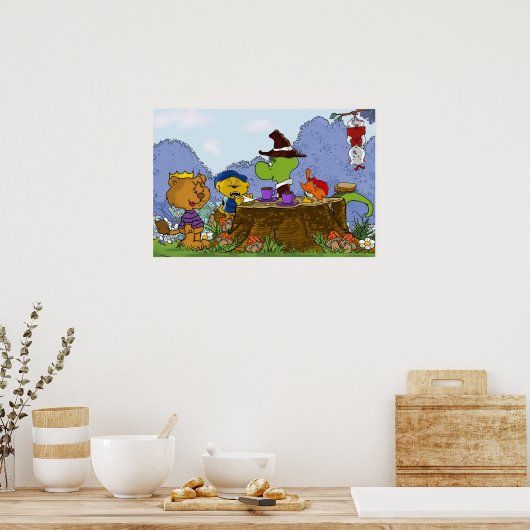 Ferald en Pals Poster (Keuken)