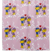 Ferald en Sahsha Ferret Douchegordijn (Voorkant)