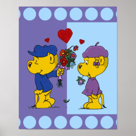 Ferald en Sahsha Ferret Poster