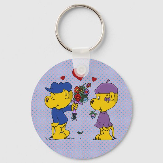 Ferald en Sahsha Ferret Sleutelhanger (Voorkant)