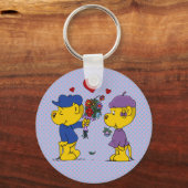 Ferald en Sahsha Ferret Sleutelhanger (Voorkant)