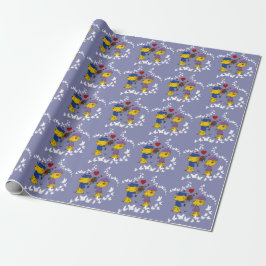 Ferald en Sahsha Ferret Wrapping Paper Cadeaupapier