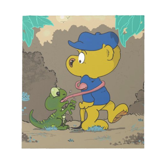 Ferald en The Baby Lizard Notitieblok (Voorkant)