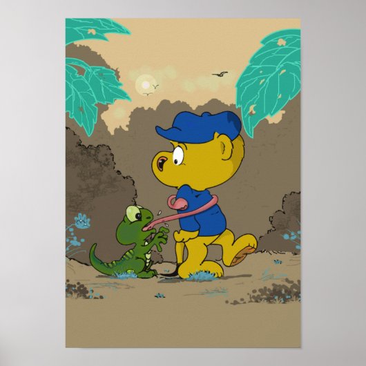 Ferald en The Baby Lizard Poster (Voorkant)