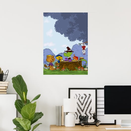 Ferald en vrienden poster (Thuiskantoor)