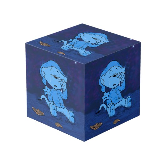 Ferald Feeling Blue Cube Kubus (Voorkant hoekig)