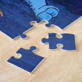 Ferald Feeling Blue Jigzaag Puzzle Legpuzzel (Zijkant)