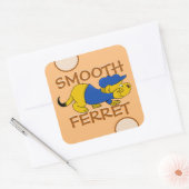 Ferald | Gladde ferret Square Sticker (Envelop)