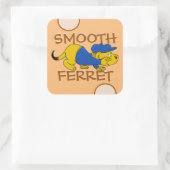 Ferald | Gladde ferret Square Sticker (Tas)