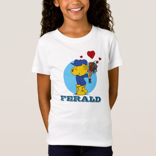 Ferald | Hart en Bloemen T-Shirt (Voorkant)