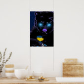 Ferald in de hand van Meany Poster (Keuken)