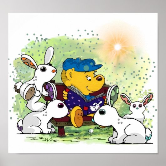 Ferald in het Poster van de Bunniez (Voorkant)
