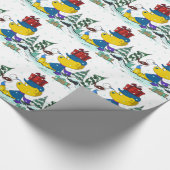 Ferald Kerstmis Cadeaupapier (Hoek)