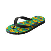Ferald Laughing Emoji Kinder Teenslippers (Schuin)