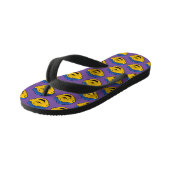 Ferald Laughing Emoji Kinder Teenslippers (Schuin)