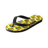 Ferald Laughing Emoji Kinder Teenslippers (Schuin)