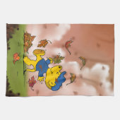 Ferald onder de herfst van Leaves Kitchen Towel Theedoek (Horizontaal)