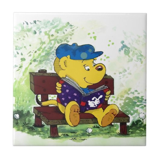 Ferald Reading Keramische Tegel Tegeltje (Voorkant)