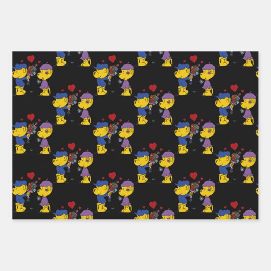 Ferald & Sahsha Ferret Wrapping Paper Sheets (Voorkant 2)