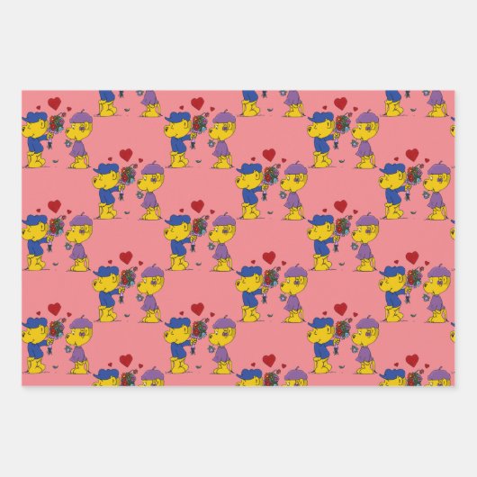 Ferald & Sahsha Ferret Wrapping Paper Sheets (Voorkant)