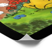 Ferald Slapend Bij De Zonnebloemen Poster (Hoek)