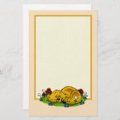 Ferald Sleeping Briefpapier (Voorkant / Achterkant)