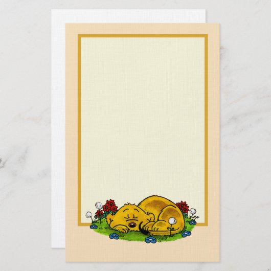 Ferald Sleeping Briefpapier (Voorkant / Achterkant)