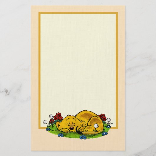 Ferald Sleeping Briefpapier (Voorkant)