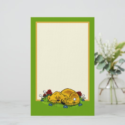 Ferald Sleeping Briefpapier (Staand voorkant)