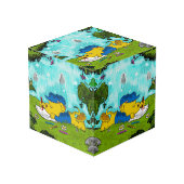 Ferald tekening door de waterval kubus (Achter hoekig)